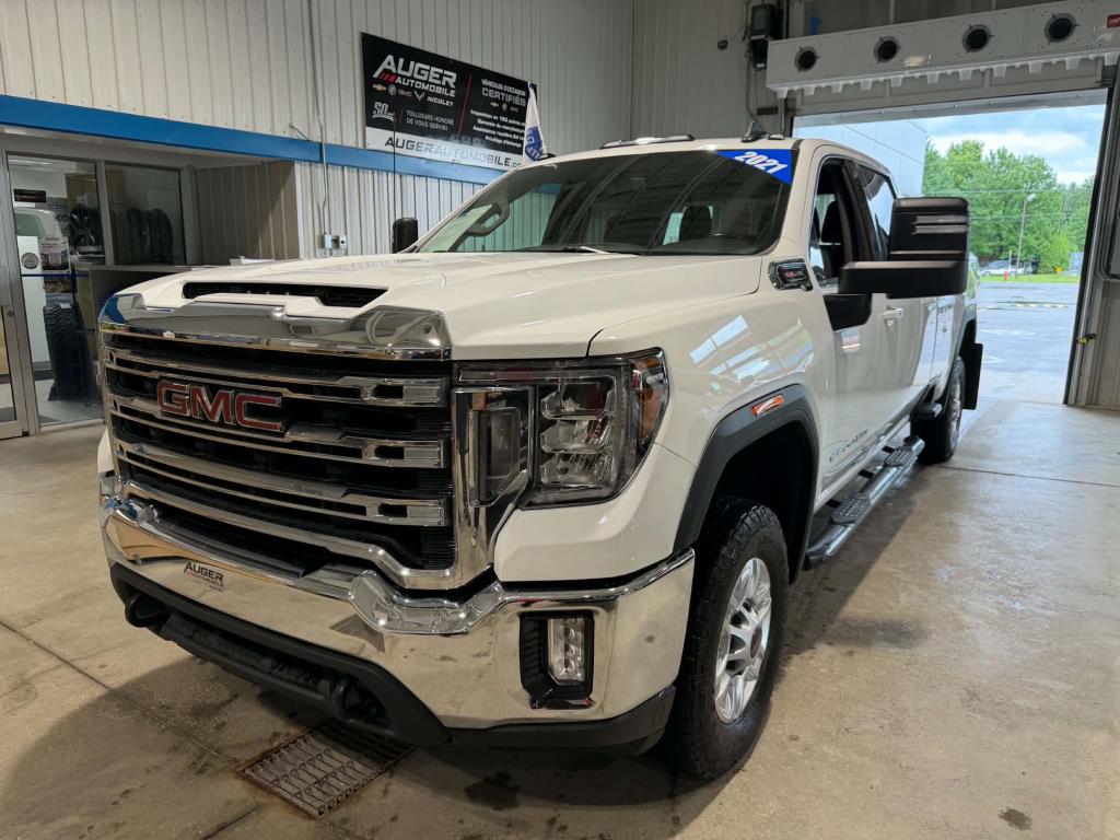 White (Blanc sommet) 2021 GMC Sierra 2500HD Pickup Truck Four-Wheel Drive Automatic