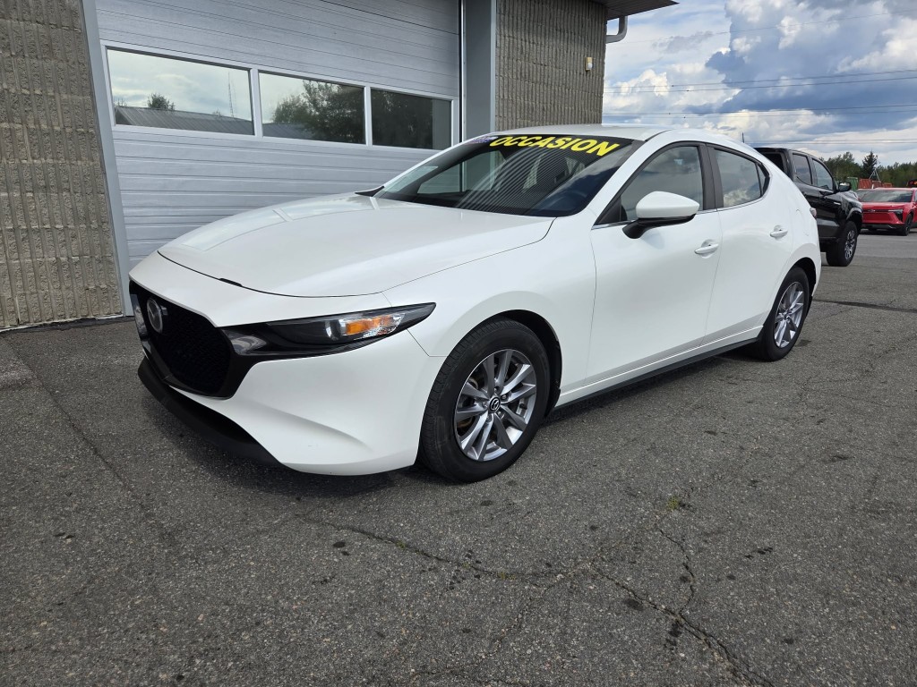 White 2020 Mazda MAZDA3 Sport Hatchback Automatic