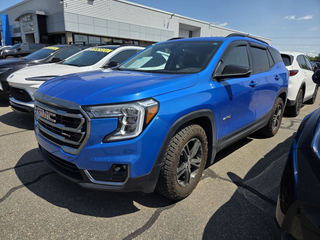 Blue (BLEU DEFERLANTE METALLISE) 2024 GMC Terrain SUV / Crossover All-Wheel Drive Automatic