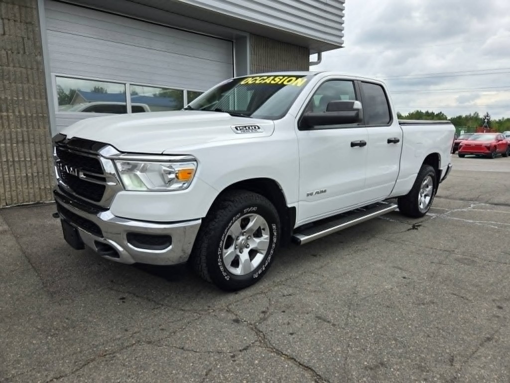 White 2019 RAM 1500 Pickup Truck Four-Wheel Drive Automatic