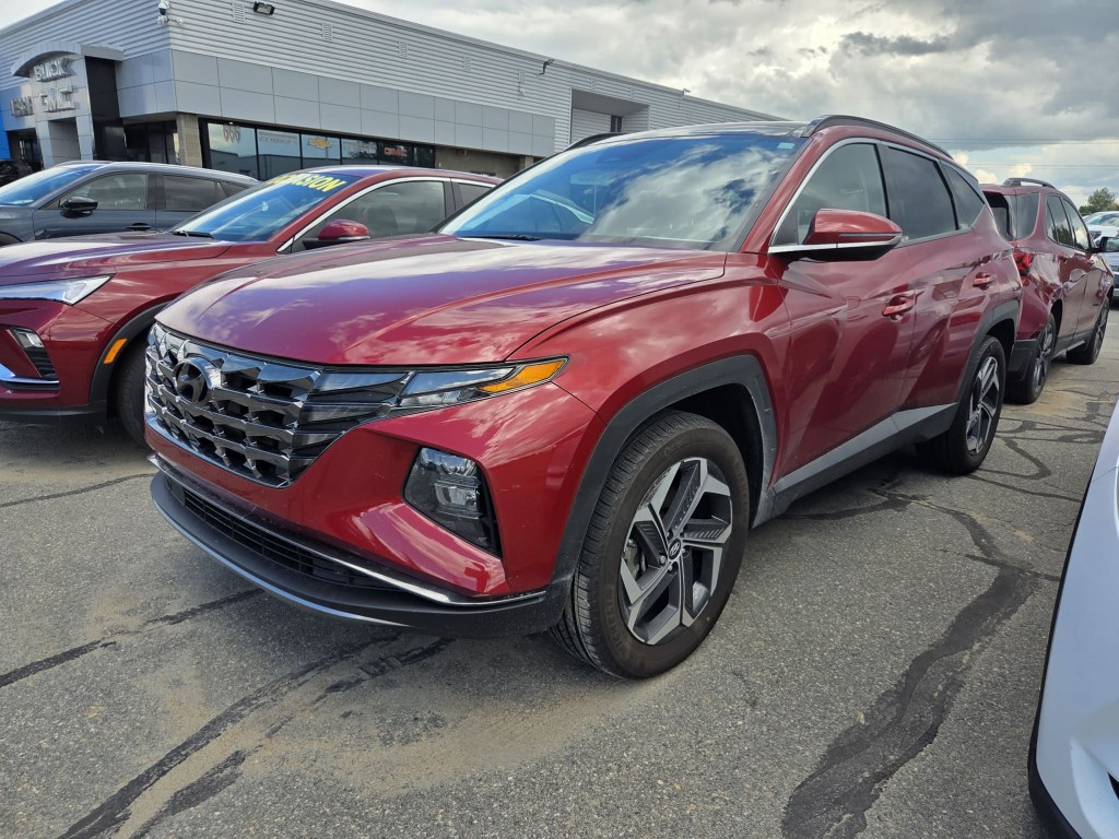 Red 2023 Hyundai Tucson Hybrid Automatic